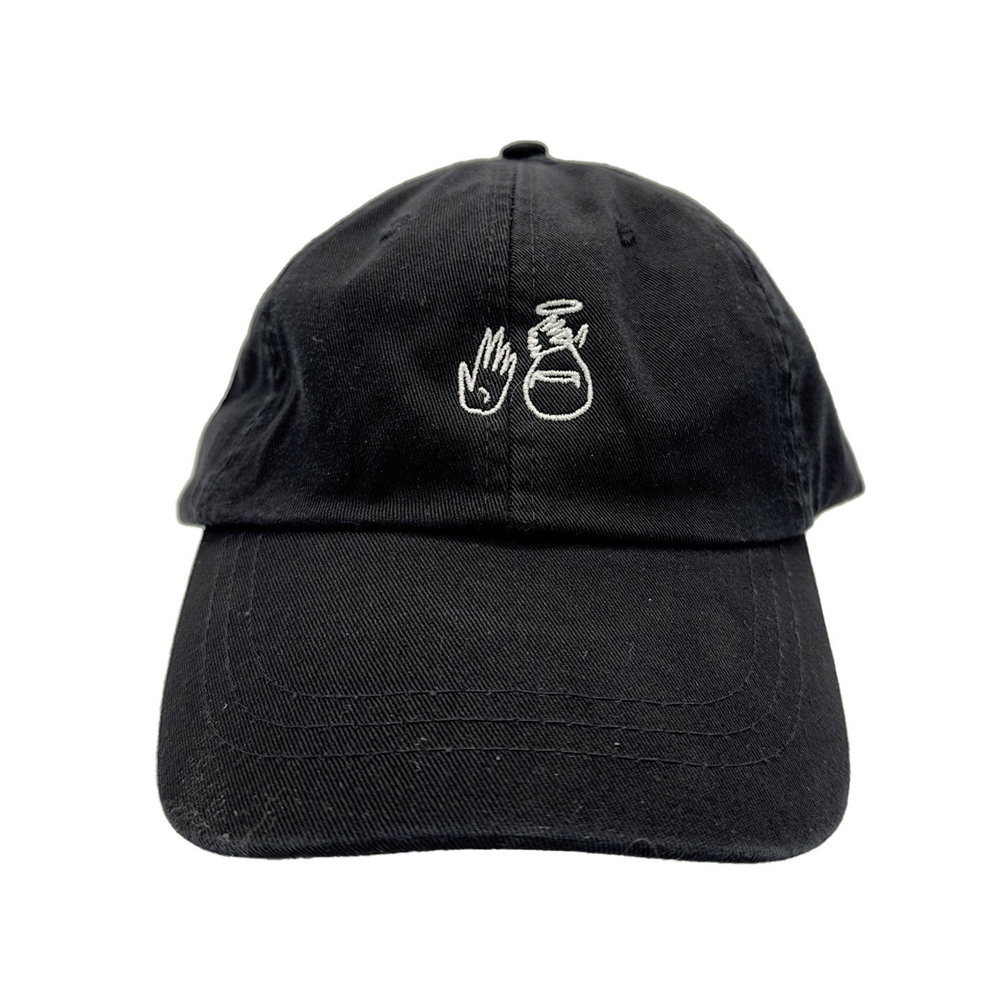 Retro Black Dad Hat