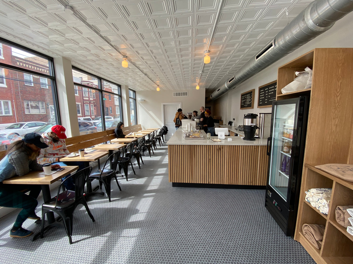 Interior of ReAnimator Coffee's South Philly Cafe. Shop now for single origin coffee and coffee blends. Best Coffee Subscriptions
