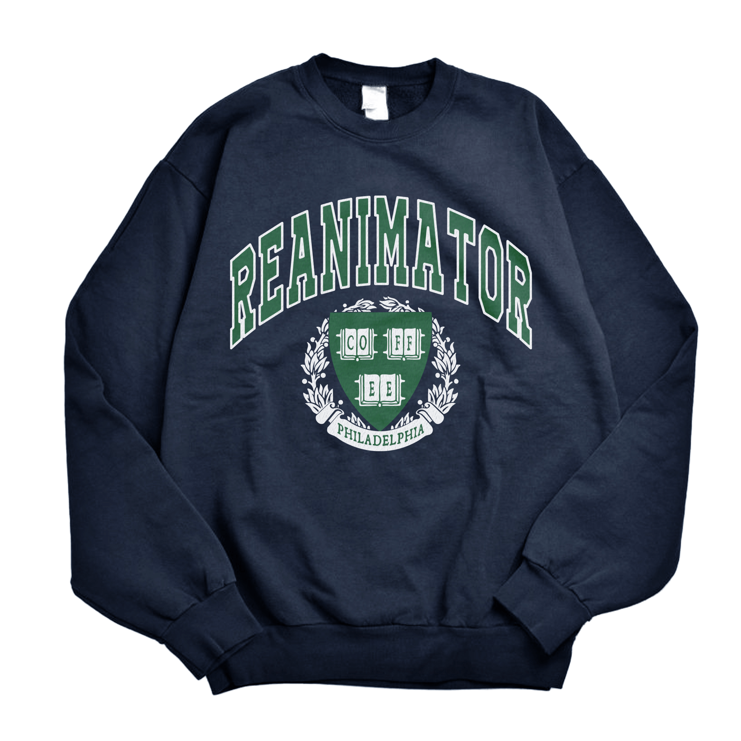 College Crewneck Sweatshirt | ReAnimator Coffee
