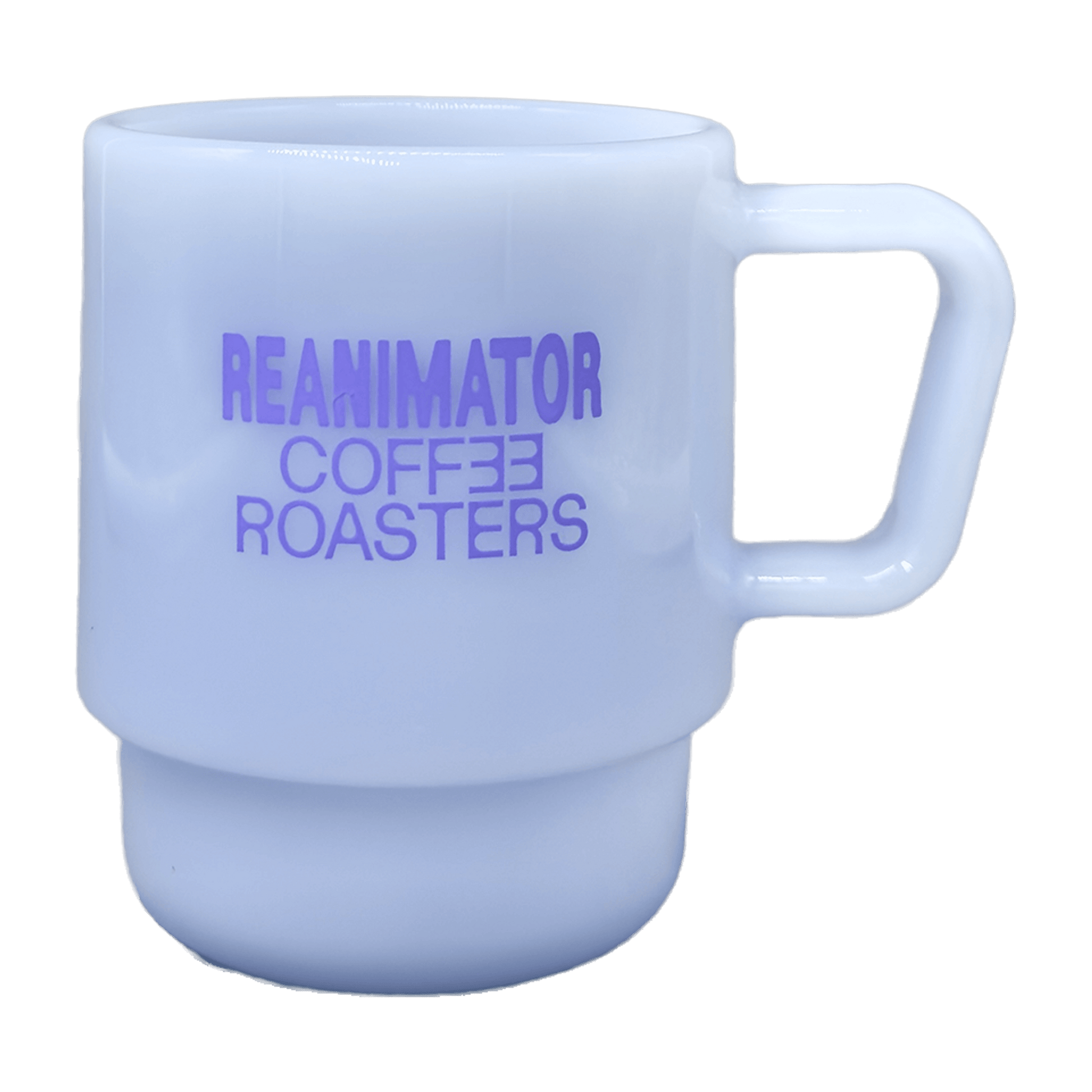 Girls Don’t Cry MILK GLASS PEDESTAL MUG Milk Glass Mug | ReAnimator Coffee