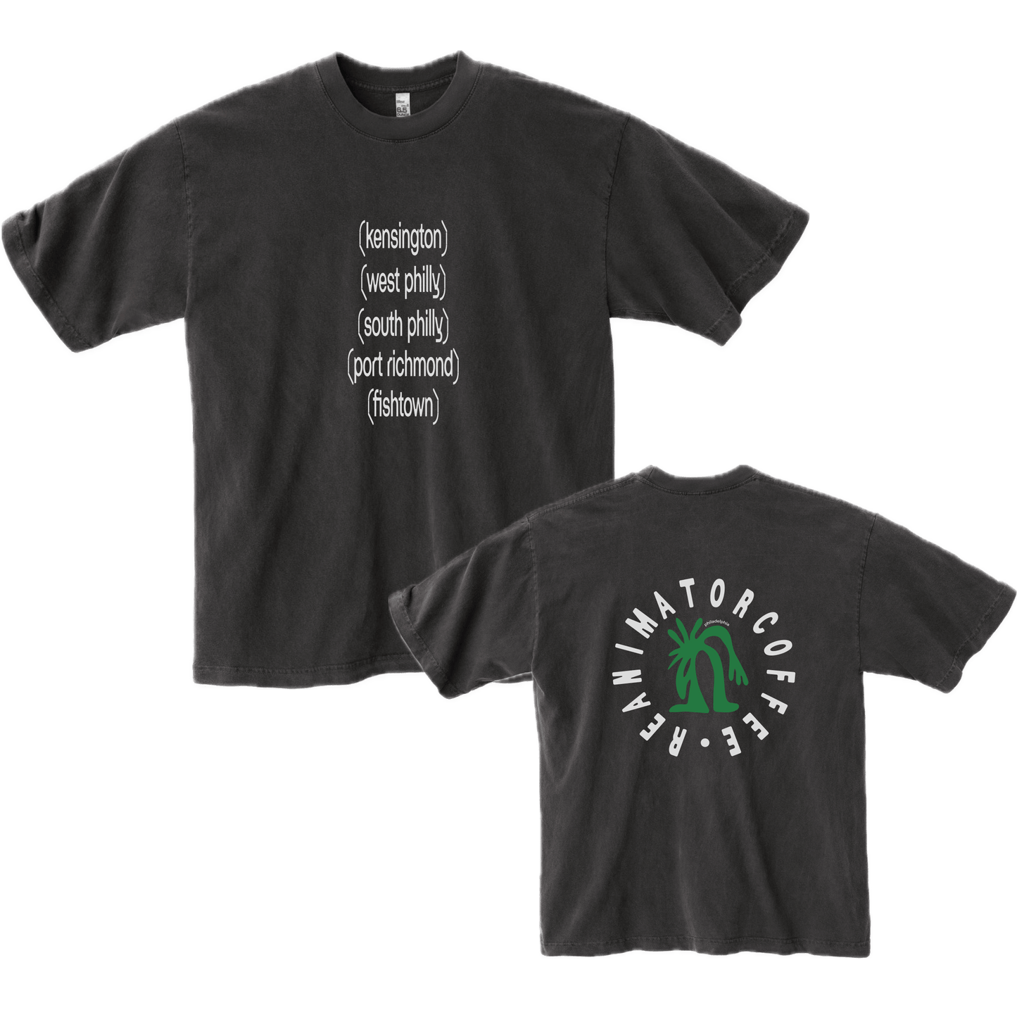 Philadelphia Garment Dyed T-Shirt | ReAnimator Coffee